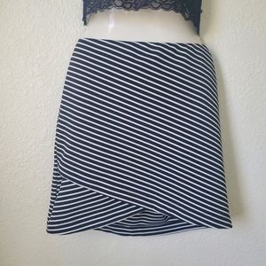 Black & White Mini Skirt